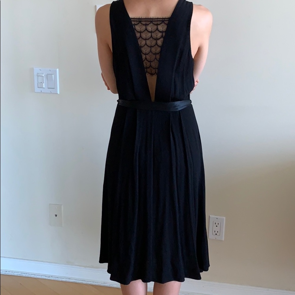 Sandro Silk Lace Dress